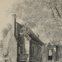 Plantation, Negro Servant's Cabin, Hillsboro, NC by Louis Orr